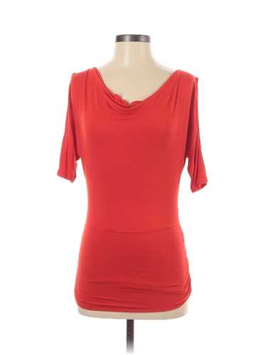 Bebe Women Red Short Sleeve Top XXS