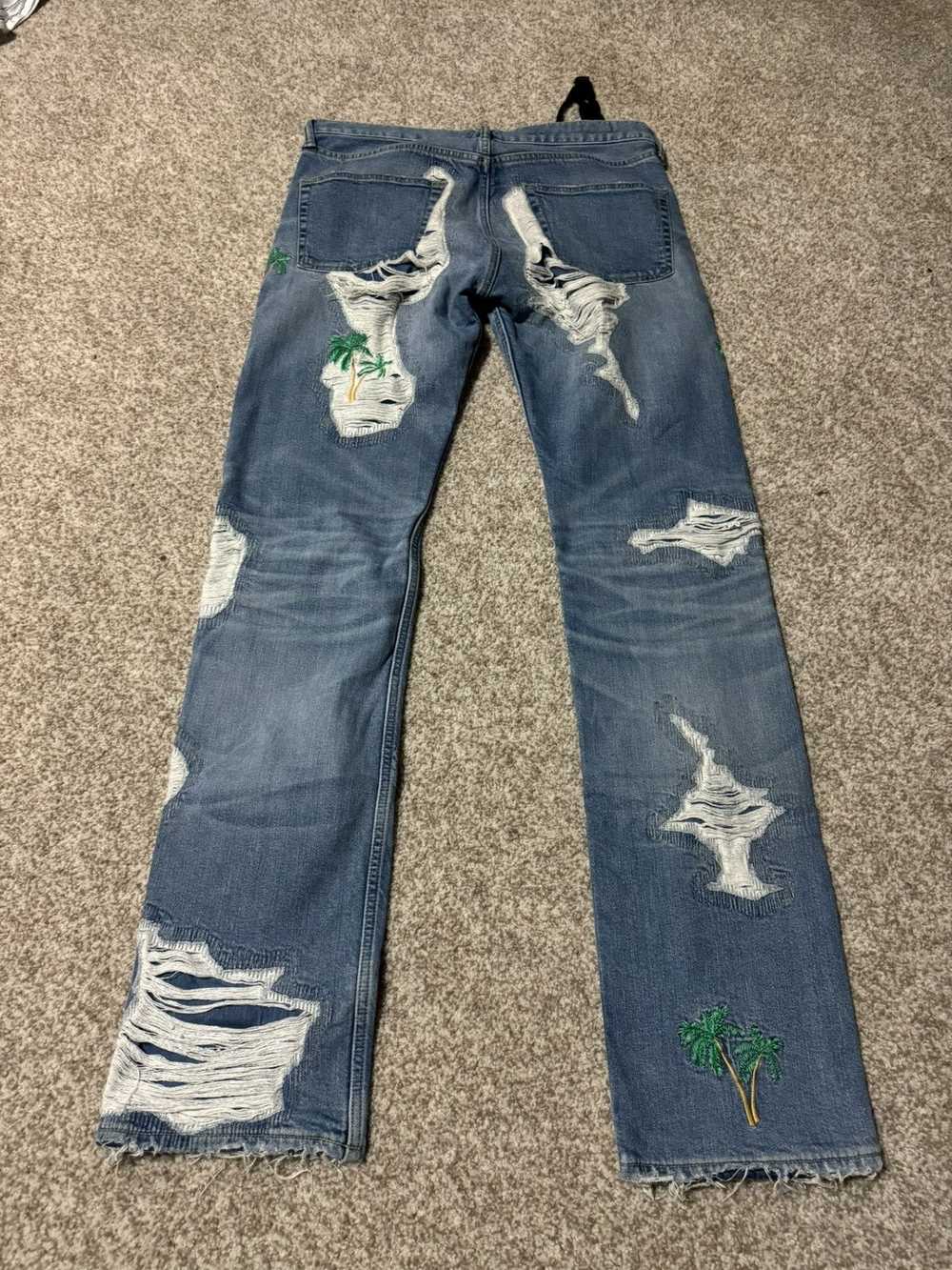 Vlone Vlone Palm Tree Runway Denim size L - image 7