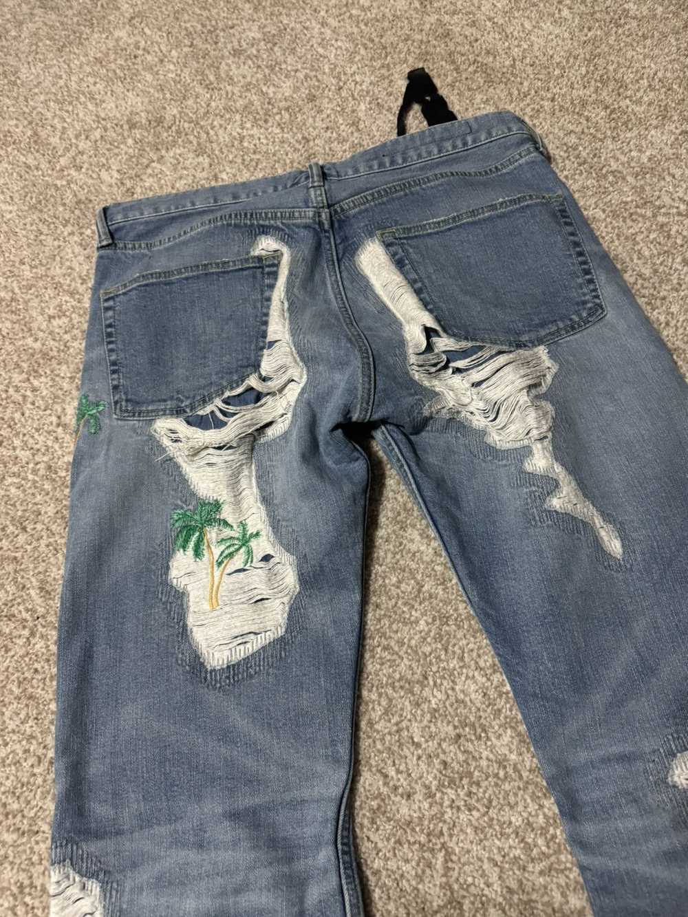 Vlone Vlone Palm Tree Runway Denim size L - image 9