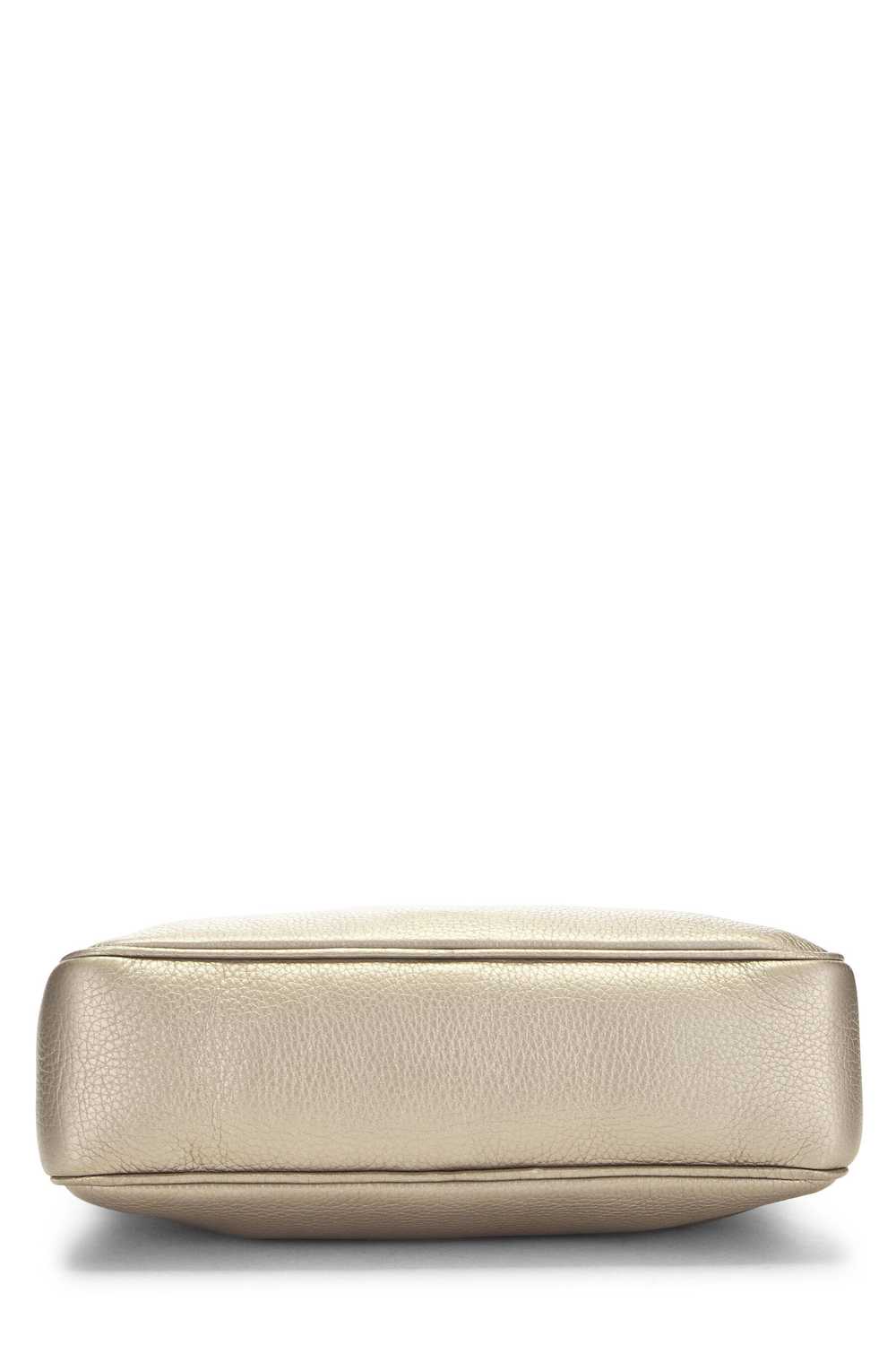 Gold Metallic Leather Soho Chain Shoulder Bag Sen… - image 5