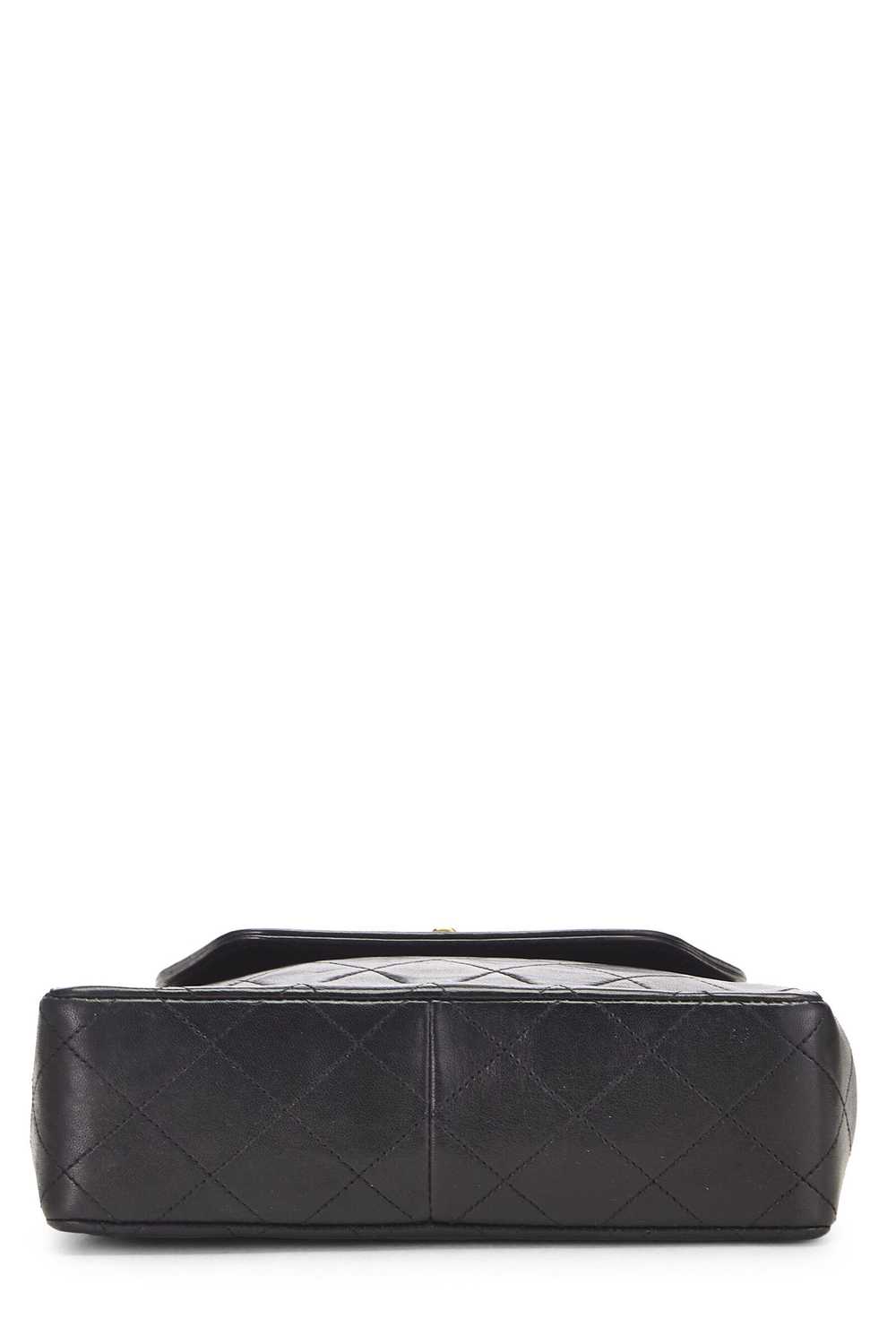 Black Lambskin Trapezoid Flap Bag Send in SMS Sen… - image 5