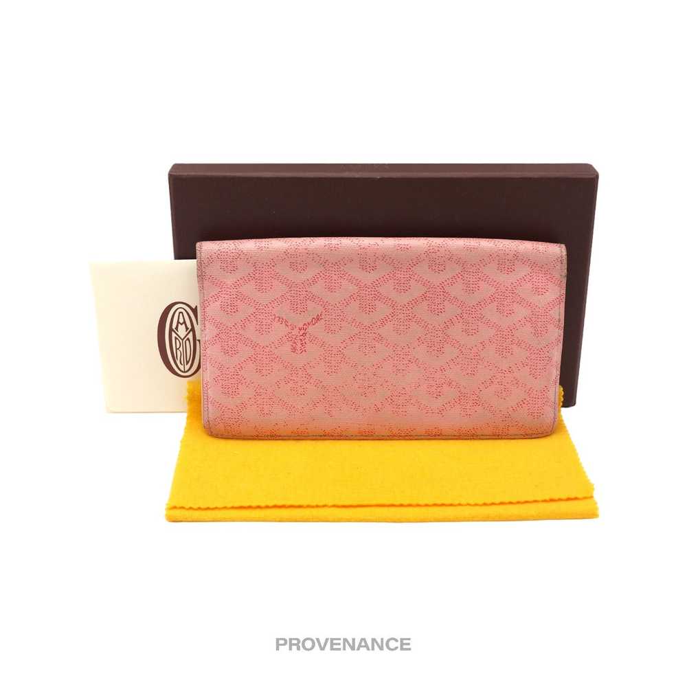 Goyard 🔴 Goyard Richelieu Long Wallet - Pink Goy… - image 1