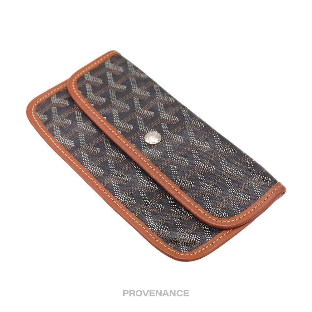 Goyard 🔴 Goyard St. Louis Pouch - Black/Tan Goya… - image 4