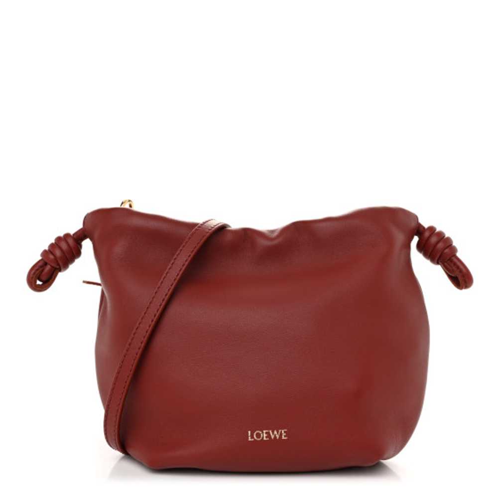 LOEWE Mellow Nappa Lambskin Jade Mini Flamenco Kn… - image 1