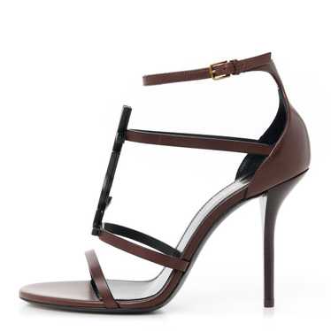 SAINT LAURENT Calfskin Cassandra 100 Sandals 38.5… - image 1