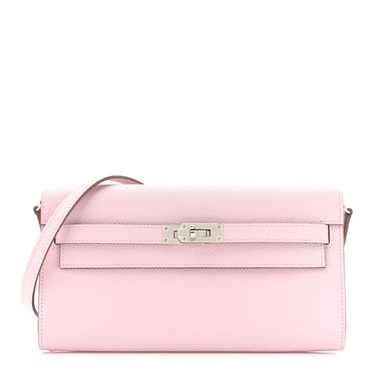 HERMES Epsom Kelly To Go Wallet Mauve Pale - image 1