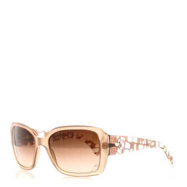 CHANEL Acetate Square Sunglasses 5213 Beige