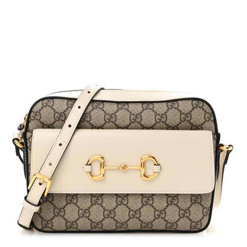 GUCCI GG Supreme Monogram Small Horsebit 1955 Sho… - image 1