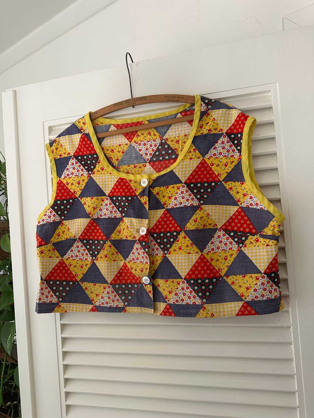 Vintage Patchwork Top - image 3