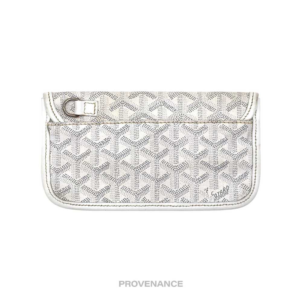 Goyard 🔴 Goyard St. Louis Pouch Wallet - White G… - image 2