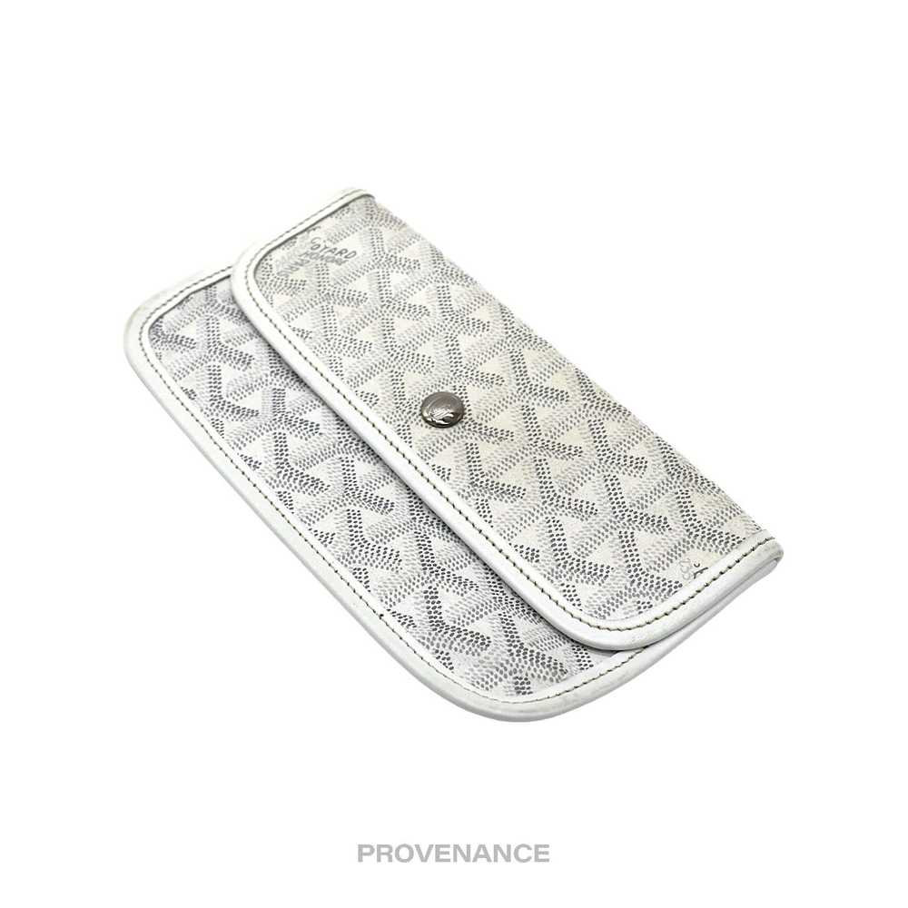 Goyard 🔴 Goyard St. Louis Pouch Wallet - White G… - image 4