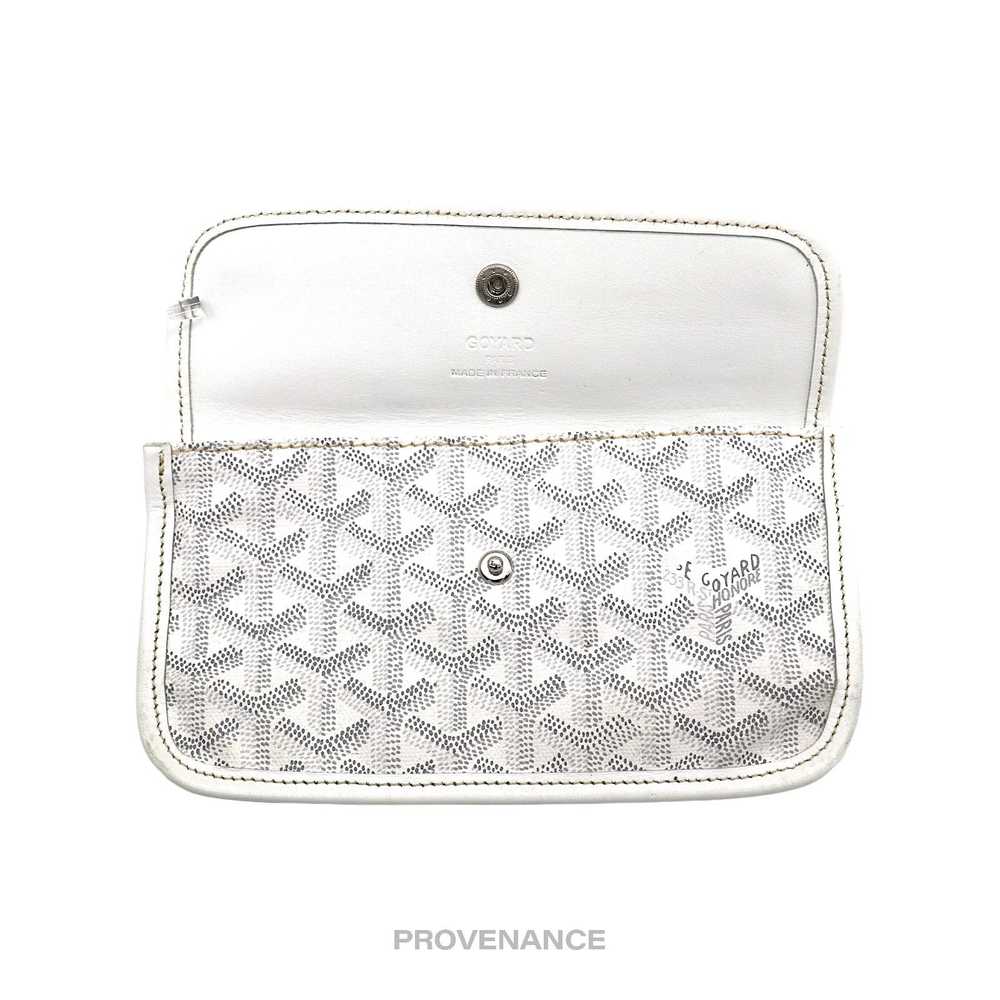 Goyard 🔴 Goyard St. Louis Pouch Wallet - White G… - image 5