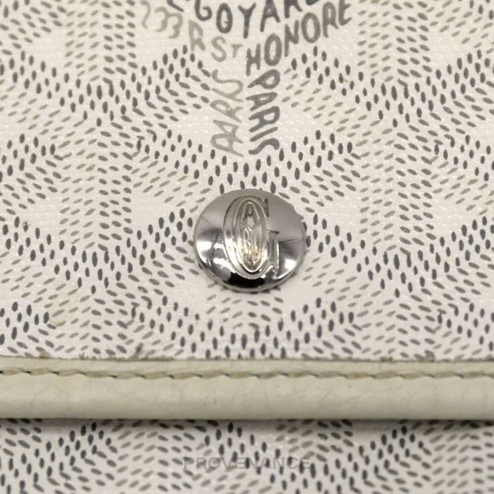 Goyard 🔴 Goyard St. Louis Pouch Wallet - White G… - image 5