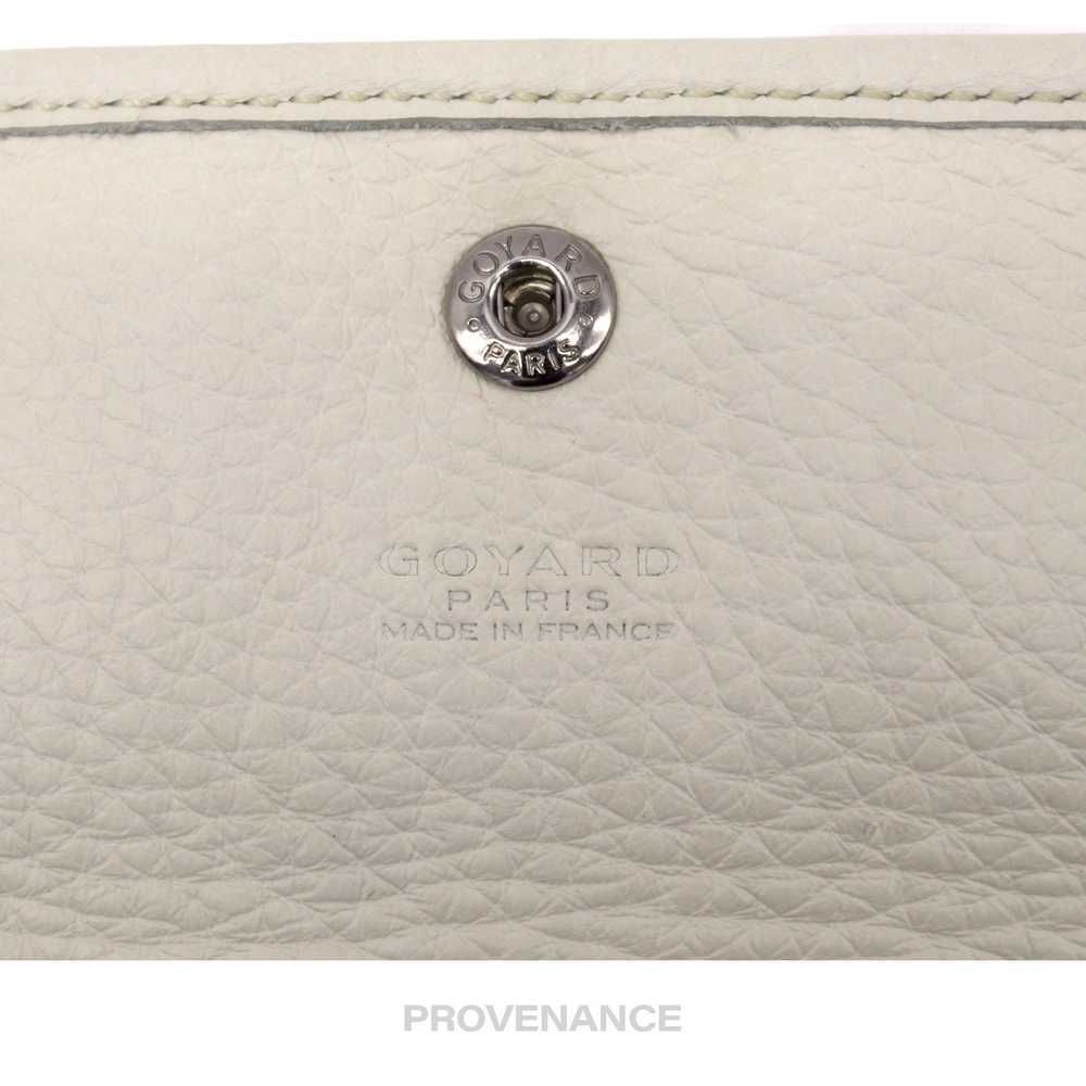 Goyard 🔴 Goyard St. Louis Pouch Wallet - White G… - image 7