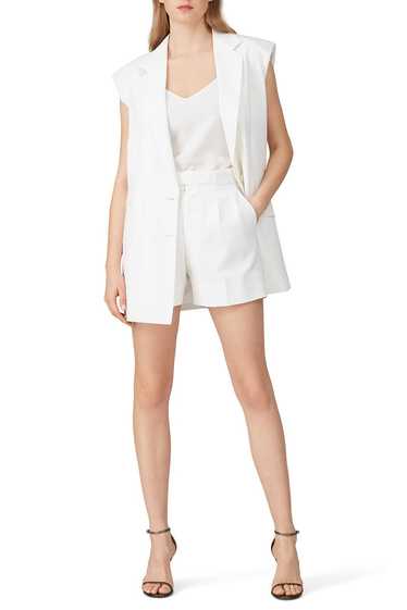 Maison Margiela White High Waist Shorts