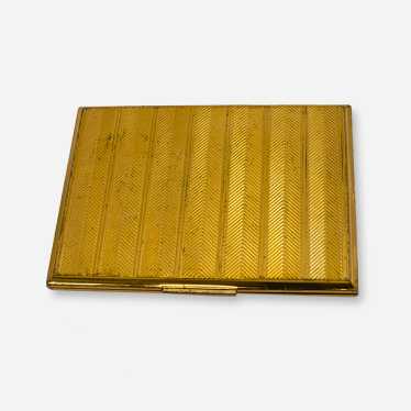 1950s Gold-Plated Evans Cigarette Case | Golden Gl