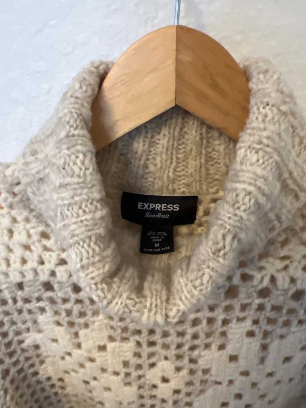 Express Handknit Open Square Sweater. (M) | Used,… - image 3