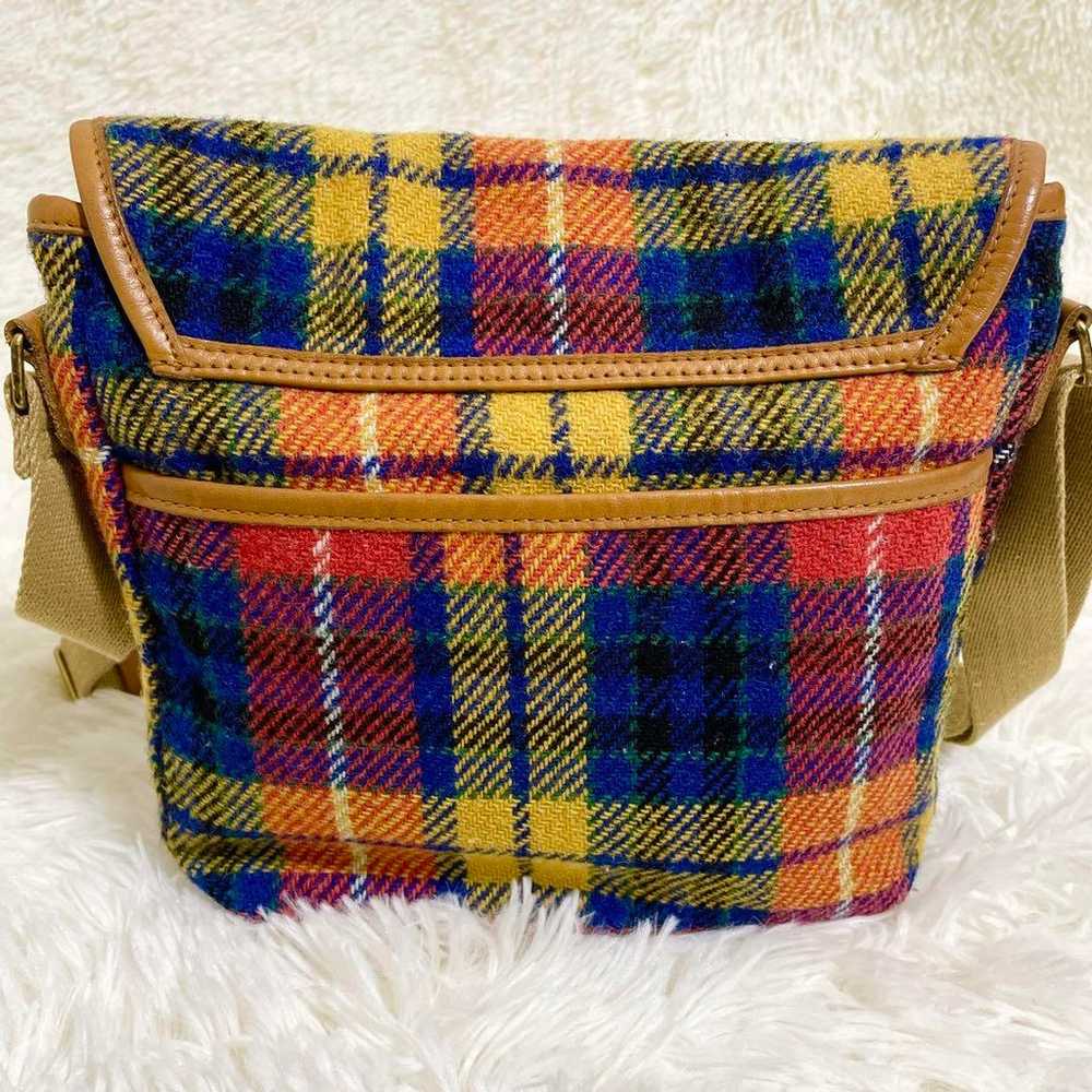 Excellent condition Harris Tweed shoulder bag in … - image 4