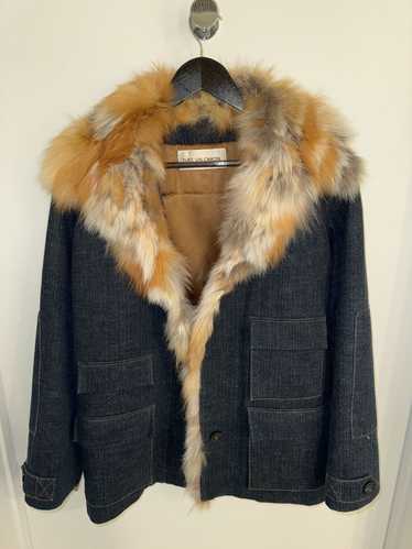 Yves Salomon RARE - Yves Salomon Fur Lined Denim J