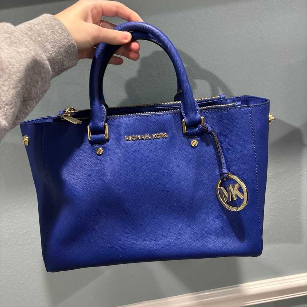 Michael Kors Sutton Satchel Heritage Blue
Three C… - image 1