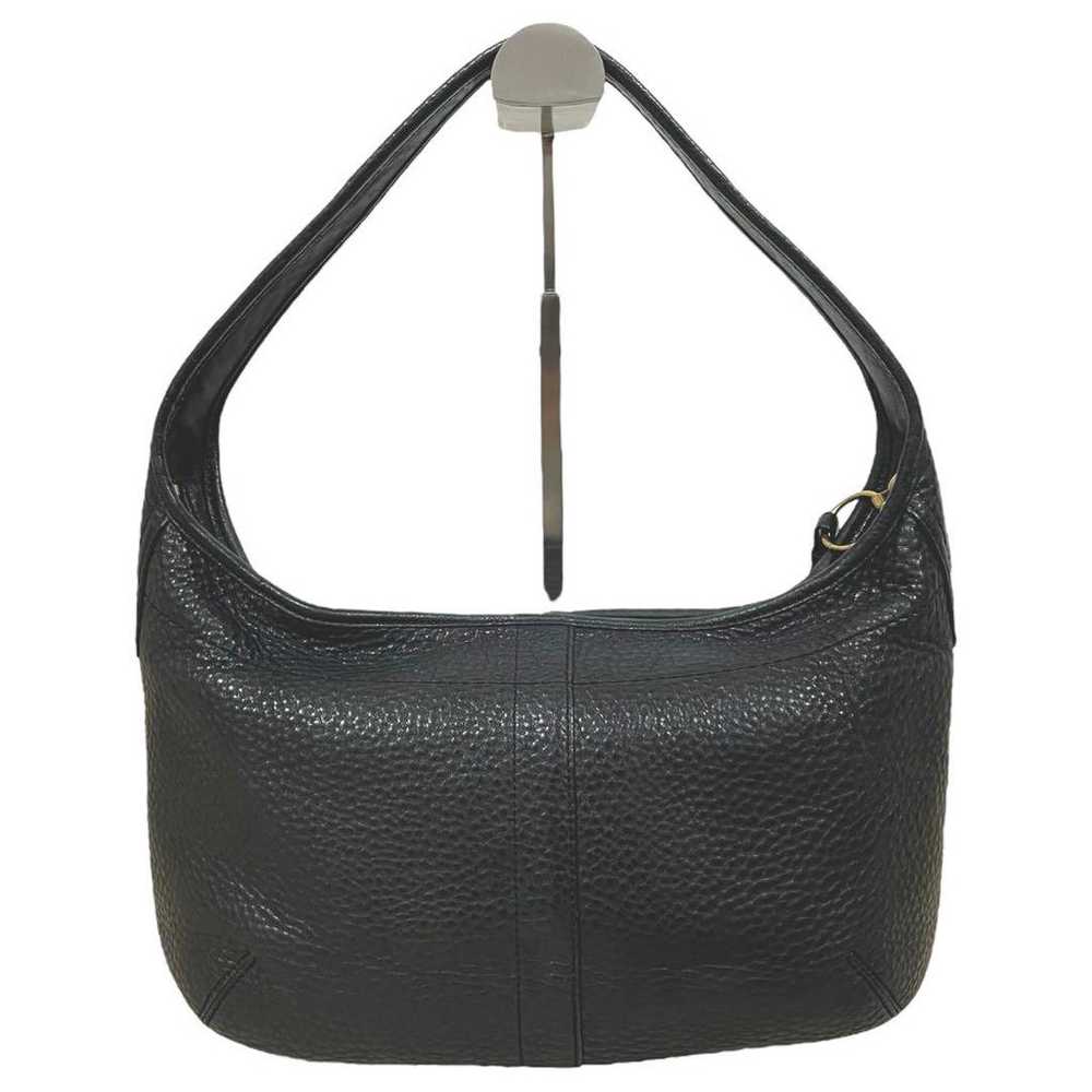 Coach Shoulder Bag One Shoulder Handbag Black Lea… - image 3