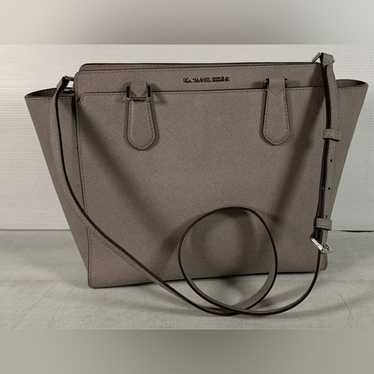 Michael Kors Gray Leather crossbody