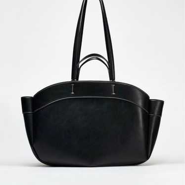 Black Leather Tote Bag [Brand New, Unused]