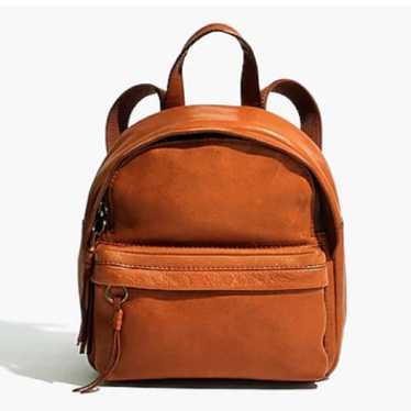 Madewell Mini Lorimer Backpack English Saddle - image 1