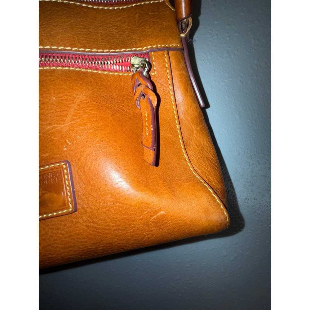 Vintage Dooney & Bourke Florentine Brown Leather … - image 6