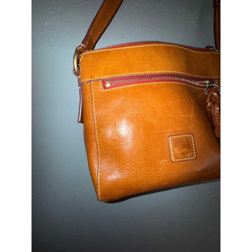 Vintage Dooney & Bourke Florentine Brown Leather … - image 7