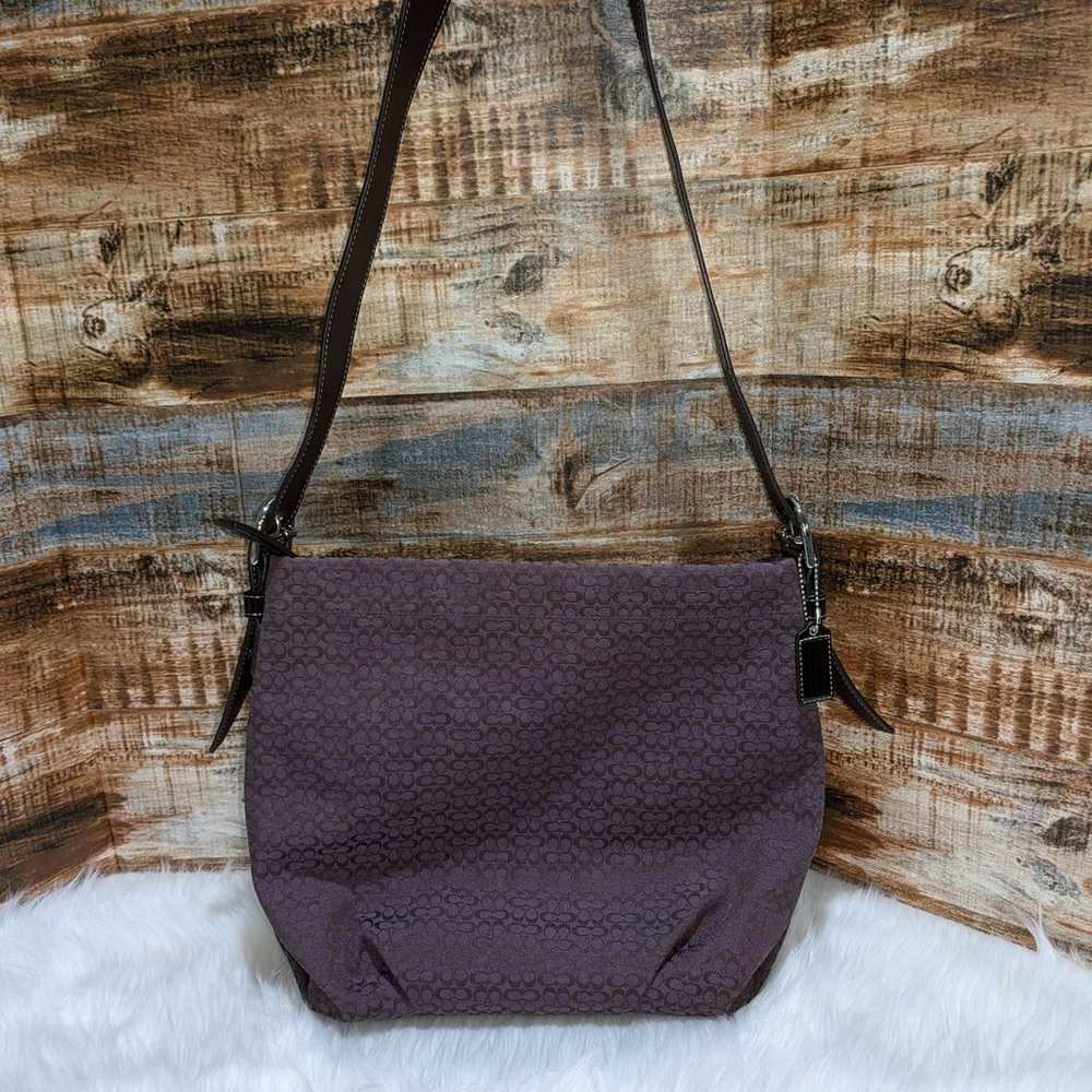 *RARE* Coach purple convertible duffle crossbody - image 1