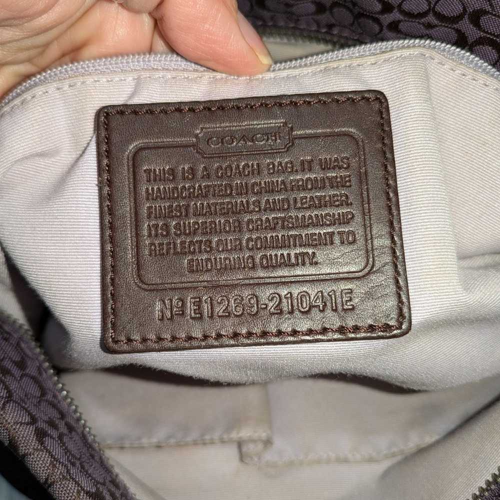 *RARE* Coach purple convertible duffle crossbody - image 6