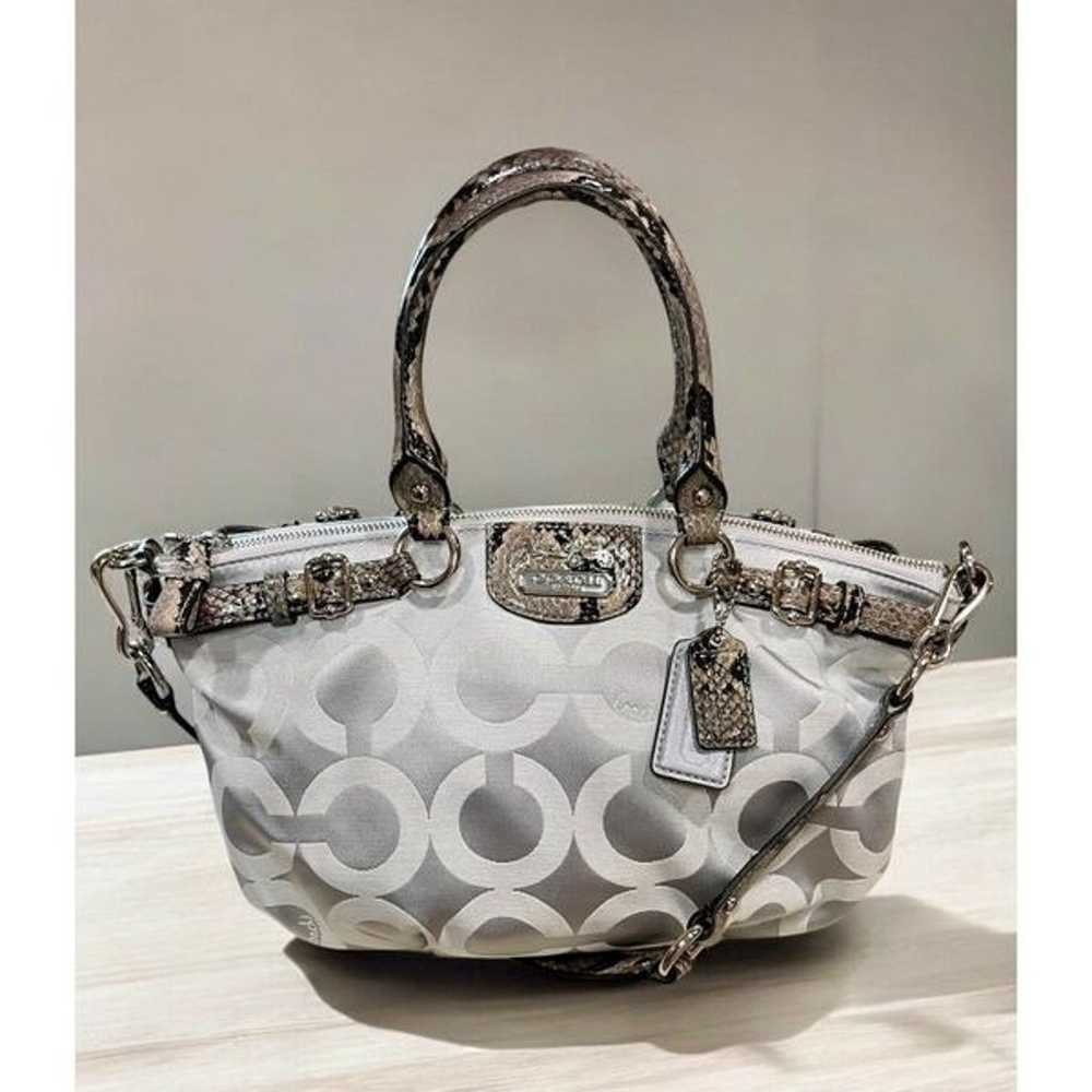 Coach 18650 Madison Sophia OP Art Satchel Bag - image 12