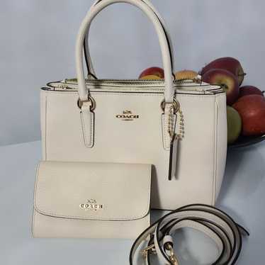 Coach satchel with wallet - image 1