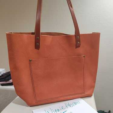 NWOT Portland Leather Goods Classic Large Cognac newest Tote