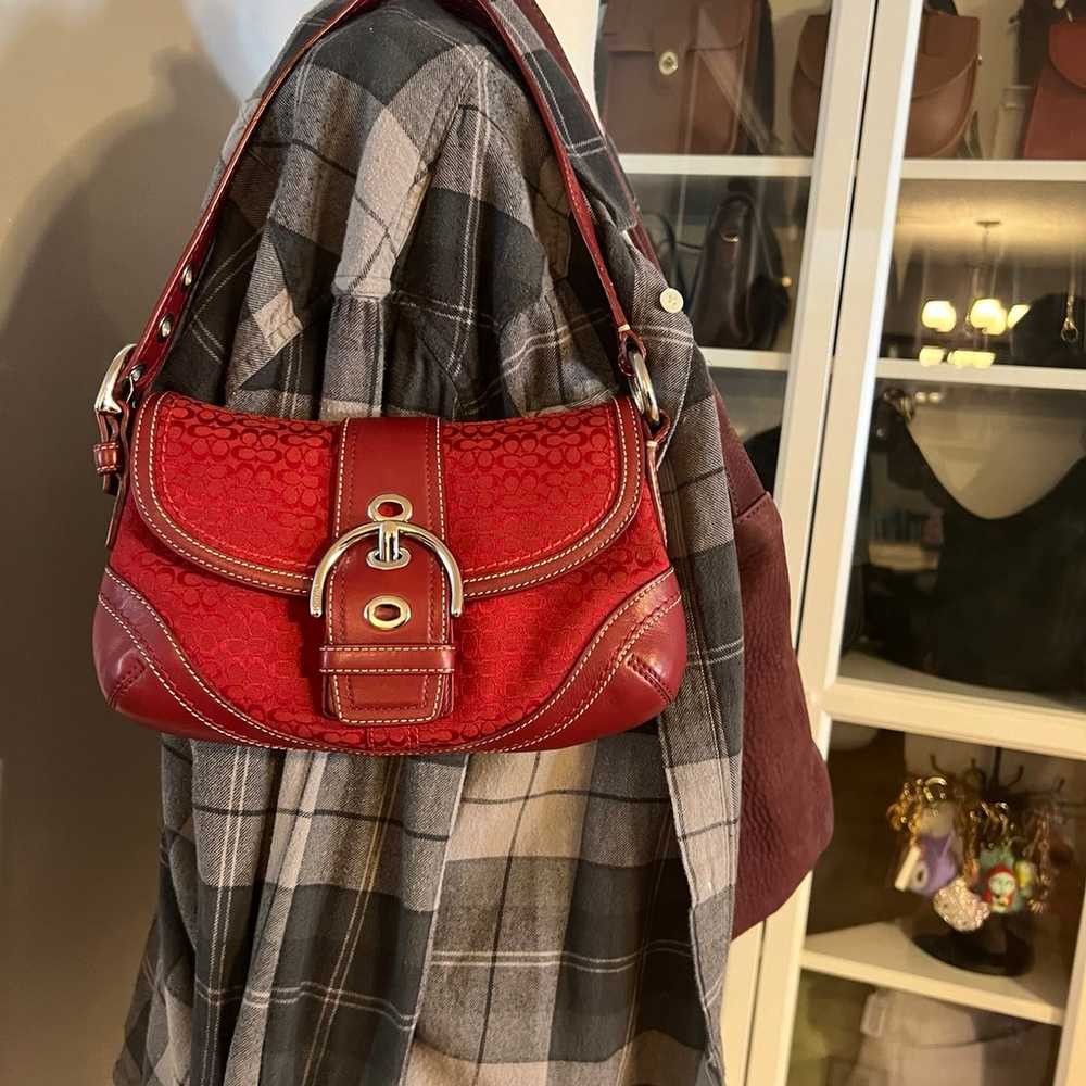 COACH Y2K Red SoHo F10925 - image 10