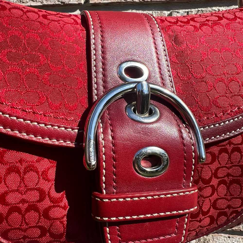 COACH Y2K Red SoHo F10925 - image 12