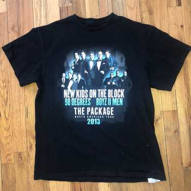 Vintage 1980 New Kids on the Block 50 50 Single Stitch Band Concert Tour T on sale Shirt