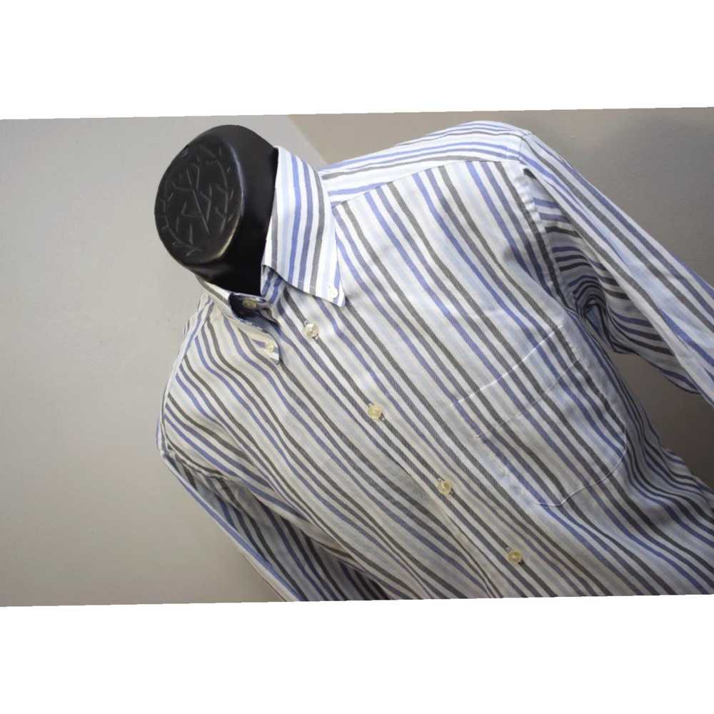 Eton Classic Fit Eton Designer Mens Striped Long … - image 1