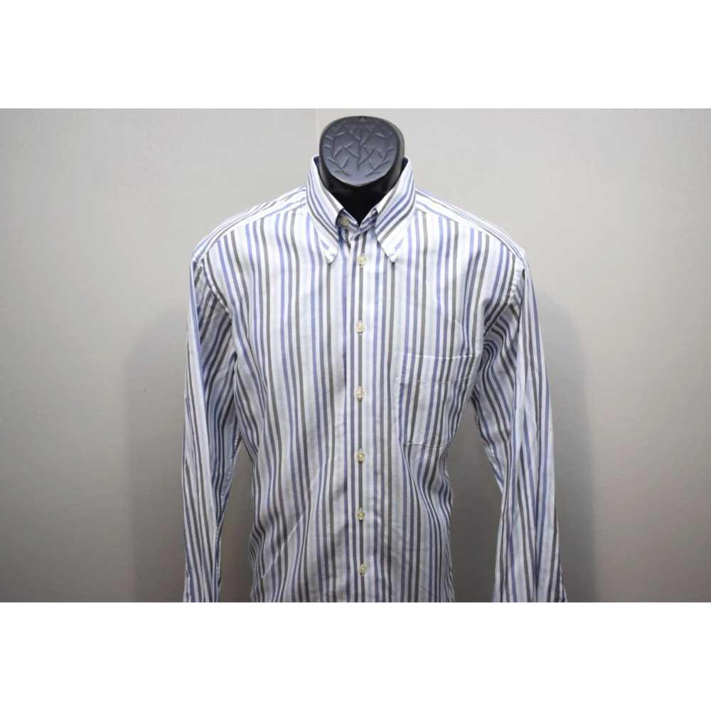 Eton Classic Fit Eton Designer Mens Striped Long … - image 2