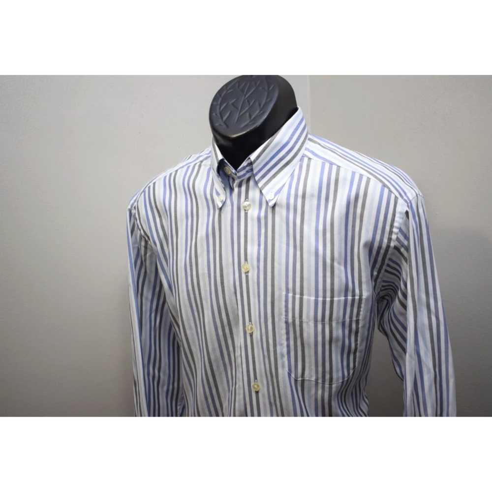 Eton Classic Fit Eton Designer Mens Striped Long … - image 3