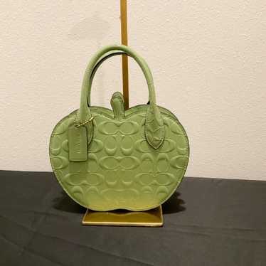 Coach Apple Bag In Signature Leather - image 1