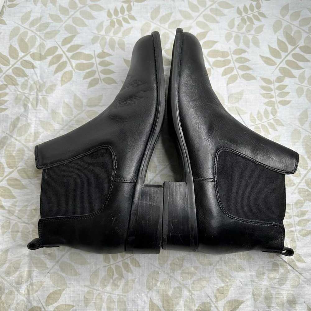 Franco Sarto Black Leather Chelsea Ankle Boots Cl… - image 4