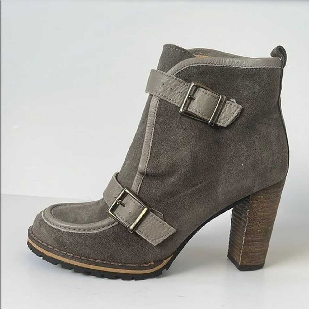 Bettye Muller Radford Suede Buckle Boots Women si… - image 1