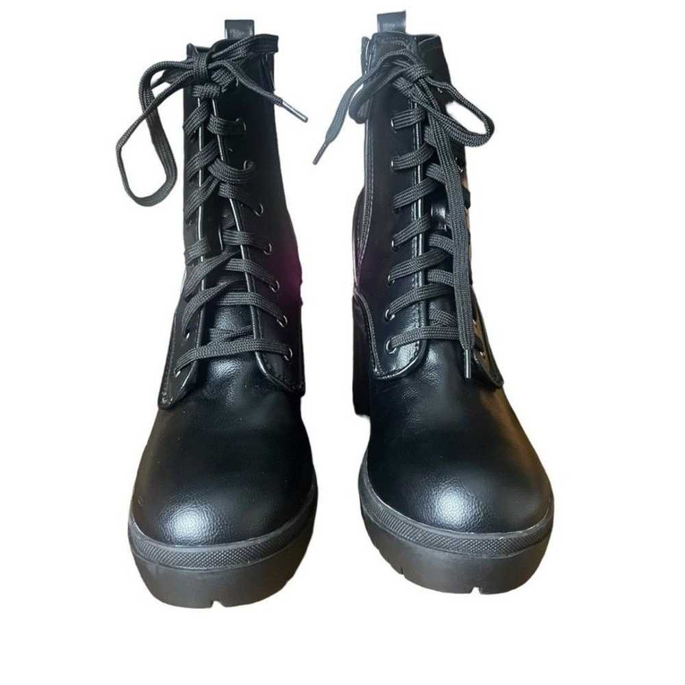 Lulu’s Women’s Riana Black Lace-Up Platform Boots… - image 3