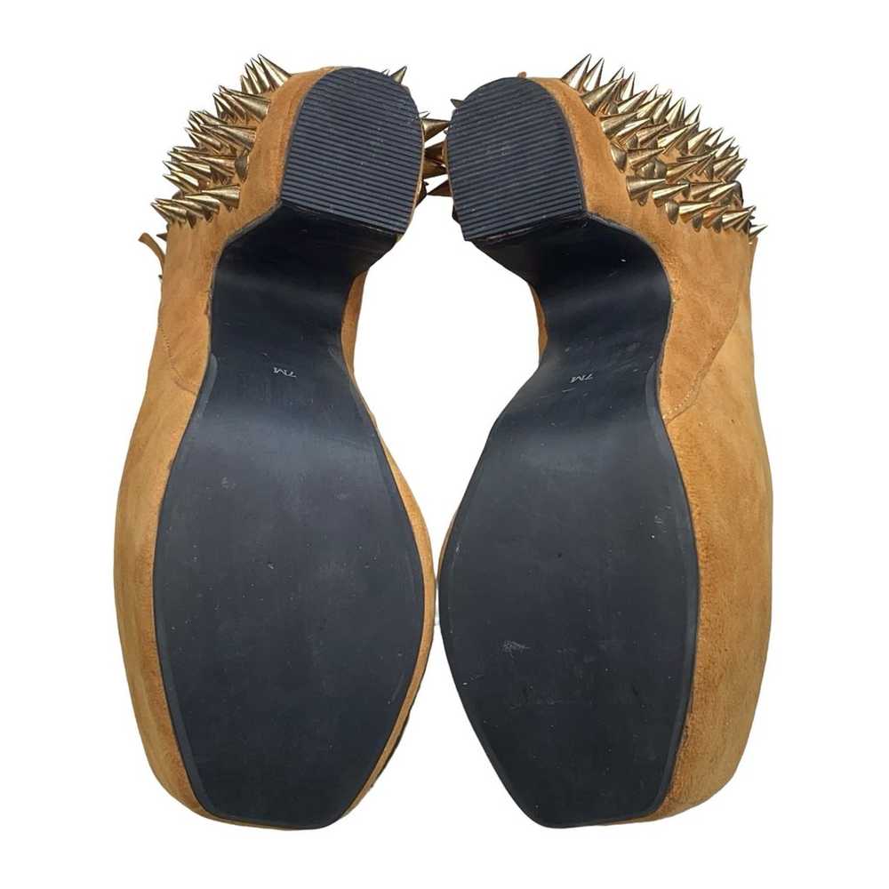 Jeffrey Campbell Women’s Tan Suede Spiked Platfor… - image 8