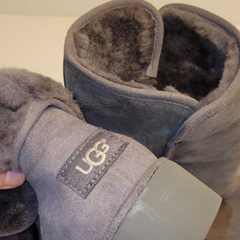 UGG Australia  Grey CLASSIC SLIM SHEEPSKIN WEDGE … - image 11