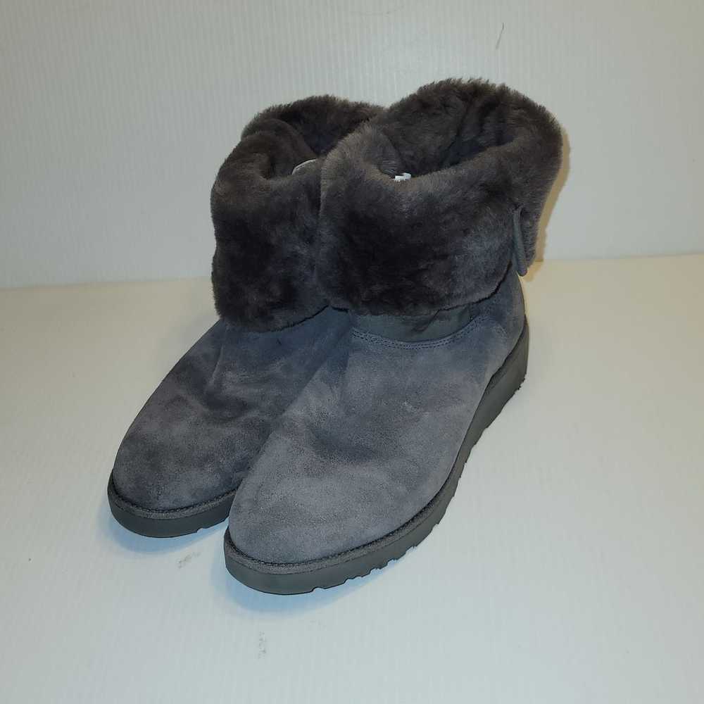 UGG Australia  Grey CLASSIC SLIM SHEEPSKIN WEDGE … - image 1