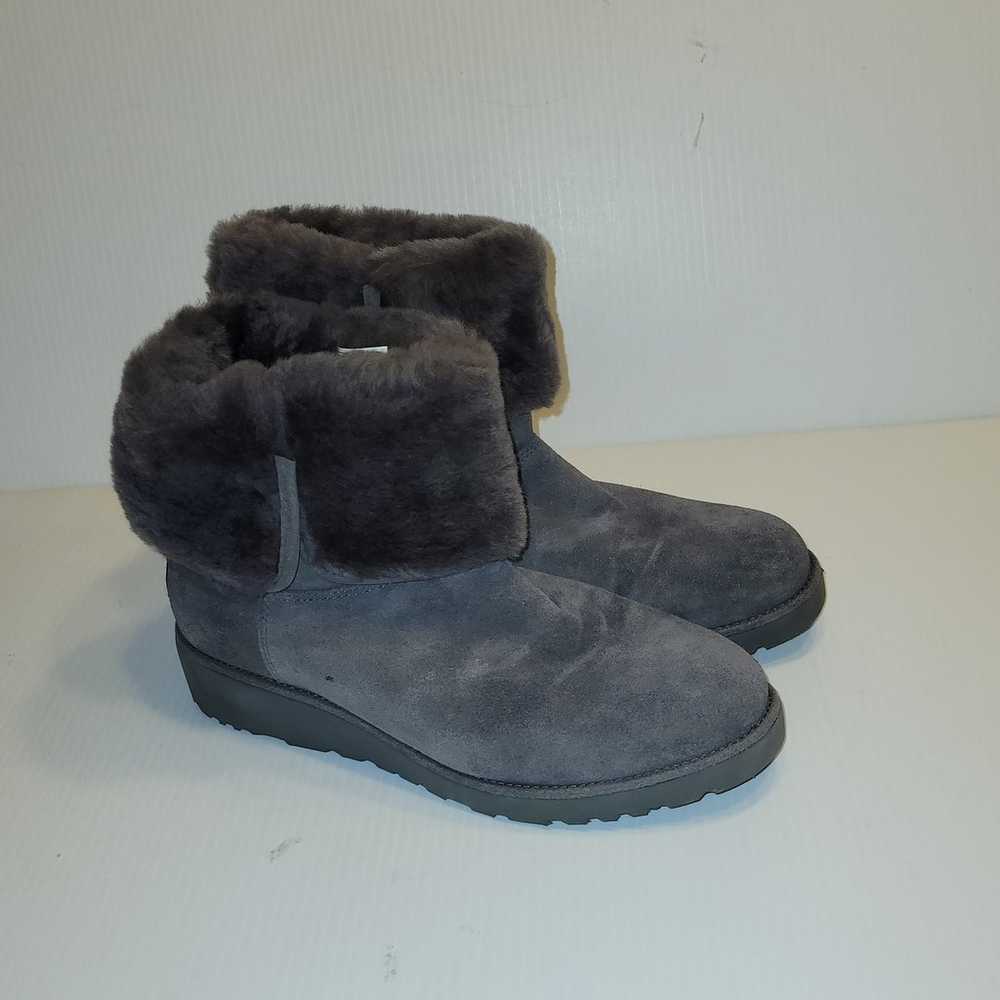 UGG Australia  Grey CLASSIC SLIM SHEEPSKIN WEDGE … - image 2