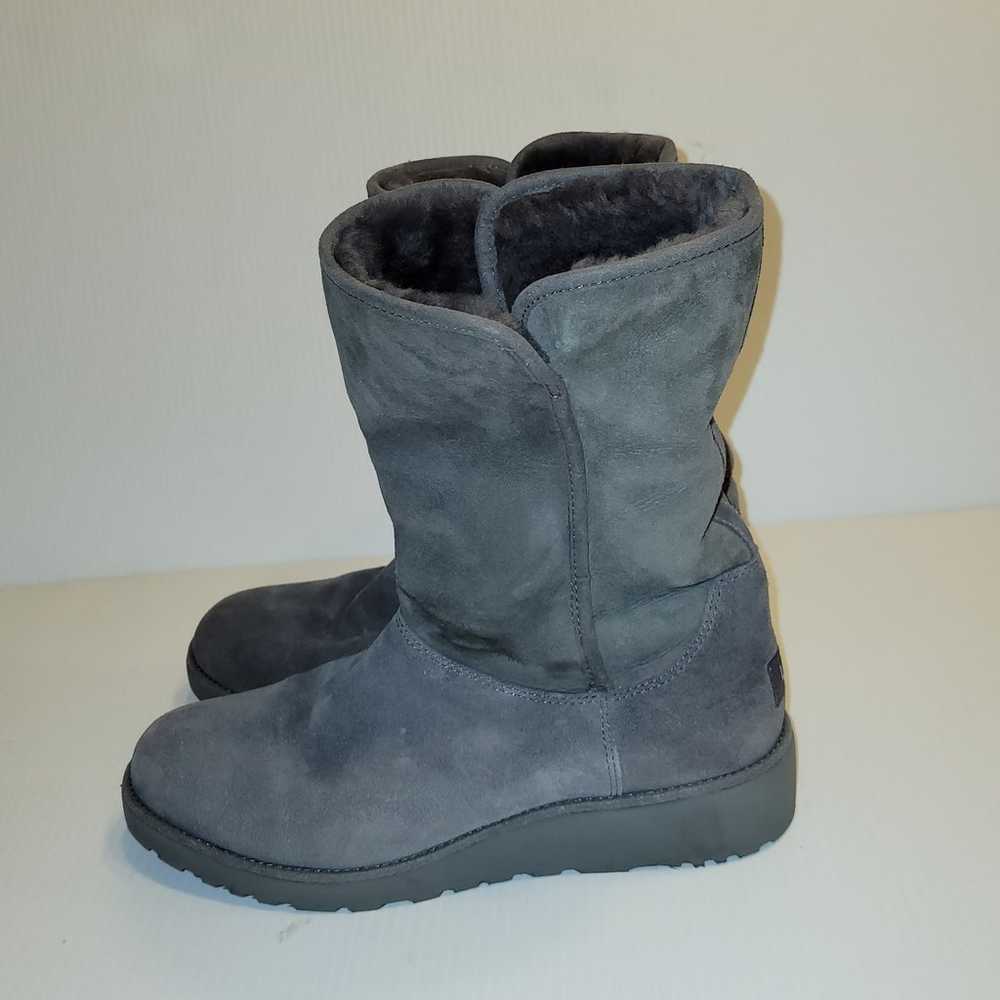 UGG Australia  Grey CLASSIC SLIM SHEEPSKIN WEDGE … - image 7